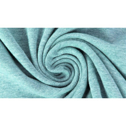 Bio Jersey Lillestoff - Uni minze meliert